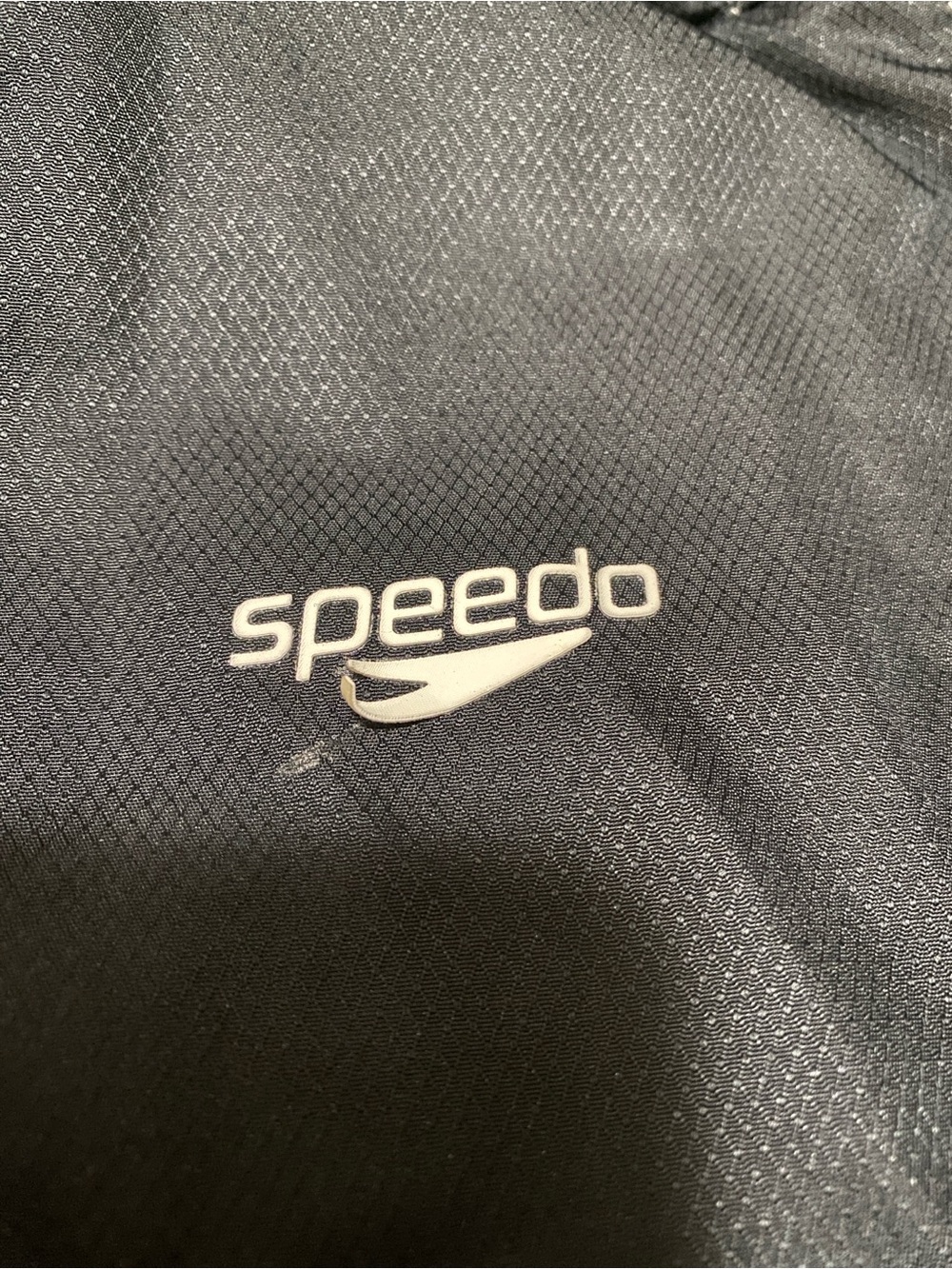 Speedo Swim Parka XSmall XS Unisex Black Gray Fleece-Lined Hooded Jacket - Picture 6 of 11